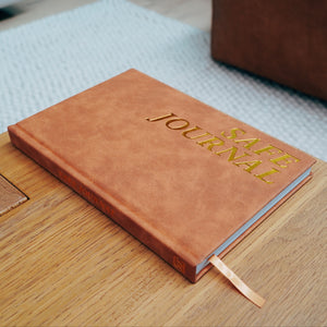 Safe Journal Brown Leather